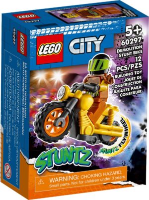 LEGO 60297 City Demolka na motocyklu kaskaderskim